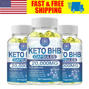 1-3 Packs Keto Diet BHB Pills Best Weight Loss Supplement Fat Burn Carb Blocker