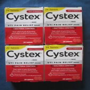 72ct CYSTEX UTI PAIN RELIEF BACTERIA CONTROL FRESH/SEALED 10/2025! FREE SHIP!