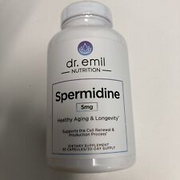Dr. Emil Nutrition Spermidine Trihydrochloride- 5 mg 60ct Exp7/2025 #6689