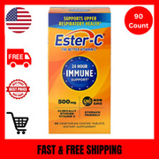 Vitamin C by Ester-C 24 Hour Tablets for Immune Support 500 mg - 90 Count.