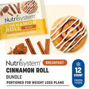 Cinnamon Roll Breakfast Pastries Bundle, Support Weight Loss,12 Count Box