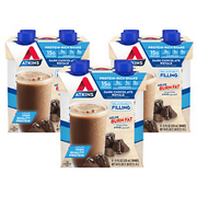 Atkins Gluten Free Protein-Rich Shake, Dark Chocolate Royale 3/4ct Packs