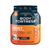 Body Fortress 100% Whey, Premium Protein Powder, Cookies N' Cream, 1.78lbs
