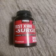 Force Factor Test X180 Surge - Powerful Testosterone Booster, Brand NEW 05/2026