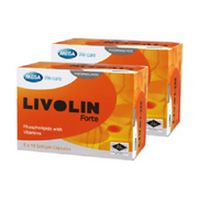 2 x Livolin Forte Liver Cleanse Detox 50 Capsules FREE Tracked Shipping
