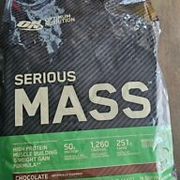 Optimum Nutrition, Serious Mass, 50g Protein Powder, Chocolate, 12 lb, Exp 10/25