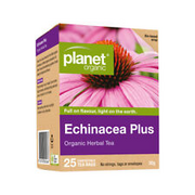 ^ Planet Organic Echinacea Plus Herbal Tea x 25 Tea Bags