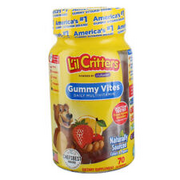 4 Pack Vitafusion L'il Critters Gummy Vites Dietary Supplement, Assorted Flav...