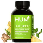 HUM Flatter Me for Daily Bloating - 18 Full Spectrum Digestive Enzymes to Sup...