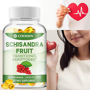 Schisandra Fruit 1160mg - Promotes Cardiovascular Health, Detox, Relieves Stress