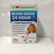 Dr Stephanie's Blood Sugar 24 Hour 60 Caps A1C Glucose 11/2025^ NEW Damaged Box