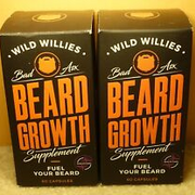 2 Wild Willies BEARD GROWTH supplement 60 Capsules Each Fuel Beard Exp: 05/2024
