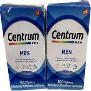Centrum Silver Multivitamins for Men over 50, Multimineral Supplement 2 Pack NEW
