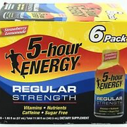 5-hour ENERGY Regular Strength Strawberry Lemonade 6 Count Exp 12/2024