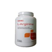 GNC L-Arginine Gluten Free Heart Health Support Dietary Supplement, 180 Caplets