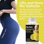 Women's Butt Lift Gummies HIP BUTT Enlargement GUMMIES Hot 60 Capsules