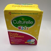 Culturelle Probiotic Kids Purely Probiotic Packets, 60 Packets NEW SEALED Read