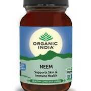 Organic India Neem Herbal Supplement Tablets  - 60 Count