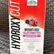 Hydroxycut Drink Mix +Electrolytes Wildberry Blast 21 Packets EXP 23/Oct/2026