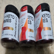 3 Pack Ascanium Keto ACV Gummies 1500 mg Low Sugar/Carbs Apple Cider Vinegar 60
