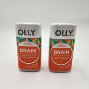 OLLY Brain Dietary Supplement, Ultra Strength, 2 Bottles, Exp 11/24