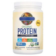 Organic Protein Powder Plant Based Protein, Gluten Free, Vanilla, 20g, 18oz