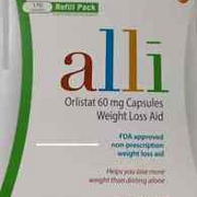 alli Orlistat 60 mg Aid 170 Capsules Refill Pack Exp 1/2025