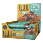 15 X Fulfil Chocolate Salted Caramel Flavour High Protein Snack Bar 55g