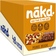 Nakd Peanut Delight Natural Fruit & Nut Bars - Vegan - Healthy Snack - Gluten Fr