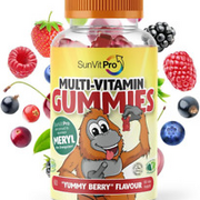 Sunvit-D3 Kids Multivitamin Gummies 3-12 - All Natural Flavors Kids Vitamins | K