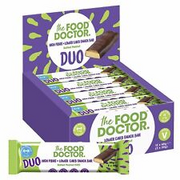 Food doctor 12 x 60g Low carb protein Duo bars Salted Peanut BBE 6/24 Keto Vegan