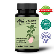 COLLAGEN Plant Based 500mg 60 cap. USDA Certified anti anging Skin Brightening
