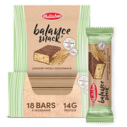 Multaben Balance Snack Joghurt-Müsli Energieriegel, Energy Bar mit Antioxidantien und Vitaminen, Snackriegel mit Joghurt-Müsli Geschmack - 18 x 38g