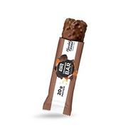 ESN Designer Bar Crunchy Box, Chocolate Caramel, 12 x 60 g, Der ideale Snack mit bis zu 20 g Protein pro Riegel, geprüfte Qualität - made in Germany
