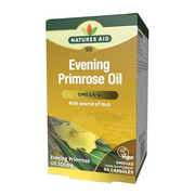 Natures Aid Evening Primrose Oil, 500 mg, 90 Capsules (Omega 6 Gamma Linolenic Acid (GLA), Vegan, Made in the UK)