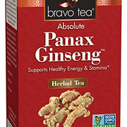 Bravo Tea Absolute Panax Ginseng Herbal Tea 20 Pckts
