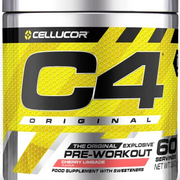 C4 Original Beta Alanine Sports Nutrition Bulk Pre Workout Powder for Men & Women | Best Pre-Workout Energy Drink Supplements | Creatine Monohydrate | Cherry Limeade | 60 Servings
