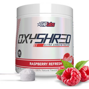 EHPlabs OxyShred Thermogenic Pre Workout Powder & Shredding Supplement - Clinically Proven Pre Workout Powder with L Glutamine & Acetyl L Carnitine, Energy Boost Drink - Raspberry Refresh, 60 Servings