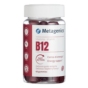 Metagenics Gummies Vitamin B12 - Energy Supplement - Vitamin B12 and B6 - Raspberry Flavoured Gummies - 60 Gummies