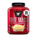 BSN TRUE-MASS Weight Gainer, Muscle Mass Gainer Protein Powder, Vanilla Ice Cream, 5.82 Pound