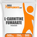 BULKSUPPLEMENTS.COM L-Carnitine Fumarate Powder - Carnitine Supplement, Carnitine Powder, L-Carnitine 500mg - Amino Acids Supplement, 500mg per Serving, Gluten Free, 250g (8.8 oz)