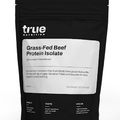 True Nutrition Grass Fed Beef Protein Powder Isolate - 29g of Paleo, Keto, Carnivore Beef Protein per Serving - Zero Carb, Fat Free, Gluten Free, Dairy Free, Soy Free - Unsweetened/Unflavored - 1LB