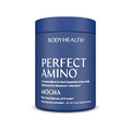 BodyHealth PerfectAmino Powder Mocha Boost (60 Servings) Best Pre/Post Workout Recovery Drink, 8 Essential Amino Acids Energy Supplement with 50% BCAAs, 100% Organic, 99% Utilization