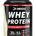 DMoose Whey Protein Powder I 24 g Protein I 130 Calories I 5.1 g BCAAs I Natural Protein Powder for Muscle Gain Chocolate/Vanilla Flavor I 2 lbs I 28 Servings
