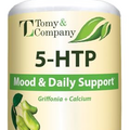 Tomy&Company 5-HTP 200 mg Plus Calcium Non-GMO, Gluten-Free for Mood and Sleep 60 Caps