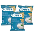Quest Tortilla Style Protein Chips, Ranch Flavour, Quest Protein Ranch Chips 19g/0.67oz (Pack of 3) Shipped from Canada