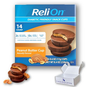 Relion Peanut Butter Cups - Snack Diabetics, 14ct (Pack of 1), Boxed by Fusion Shop Store