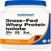 Nutricost Grass-Fed Whey Protein Isolate (Chocolate Peanut Buter) 2LBS