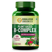 Himalayan Organics Plant Based Vitamin B Complex Energy & Immunity 120 Capsules.