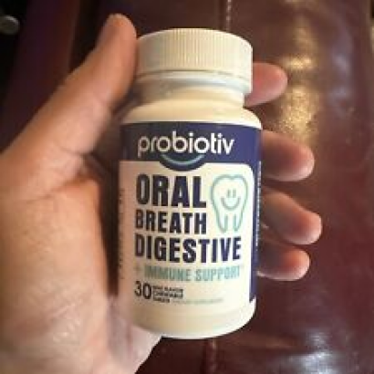 Oral Probiotics for Mouth Bad Breath With 5 Billion Cfu Teeth & Gums Health Mint